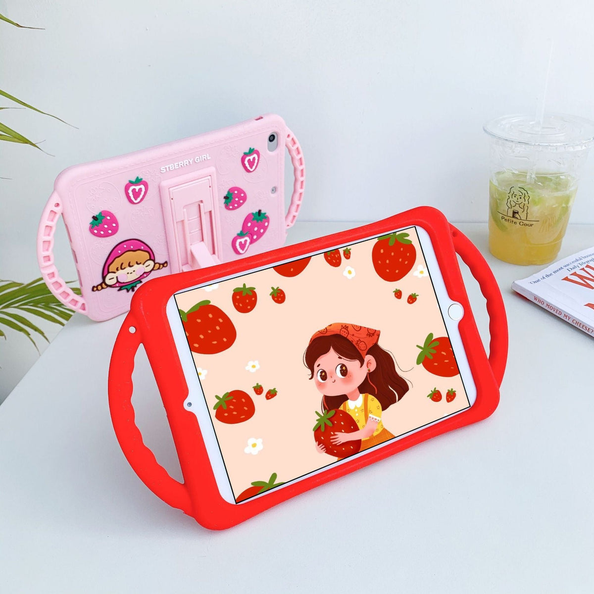 Strawberry Girl iPad Case - Image 4