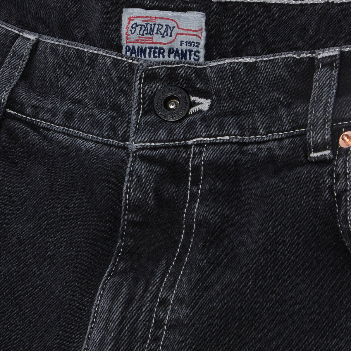 Stan Ray Wide 5 Short (Washed Black) - Image 3
