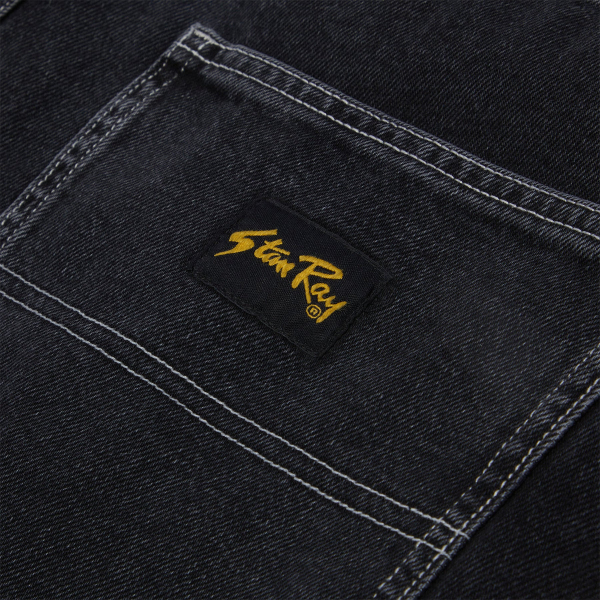 Stan Ray Wide 5 Short (Washed Black) - Image 4
