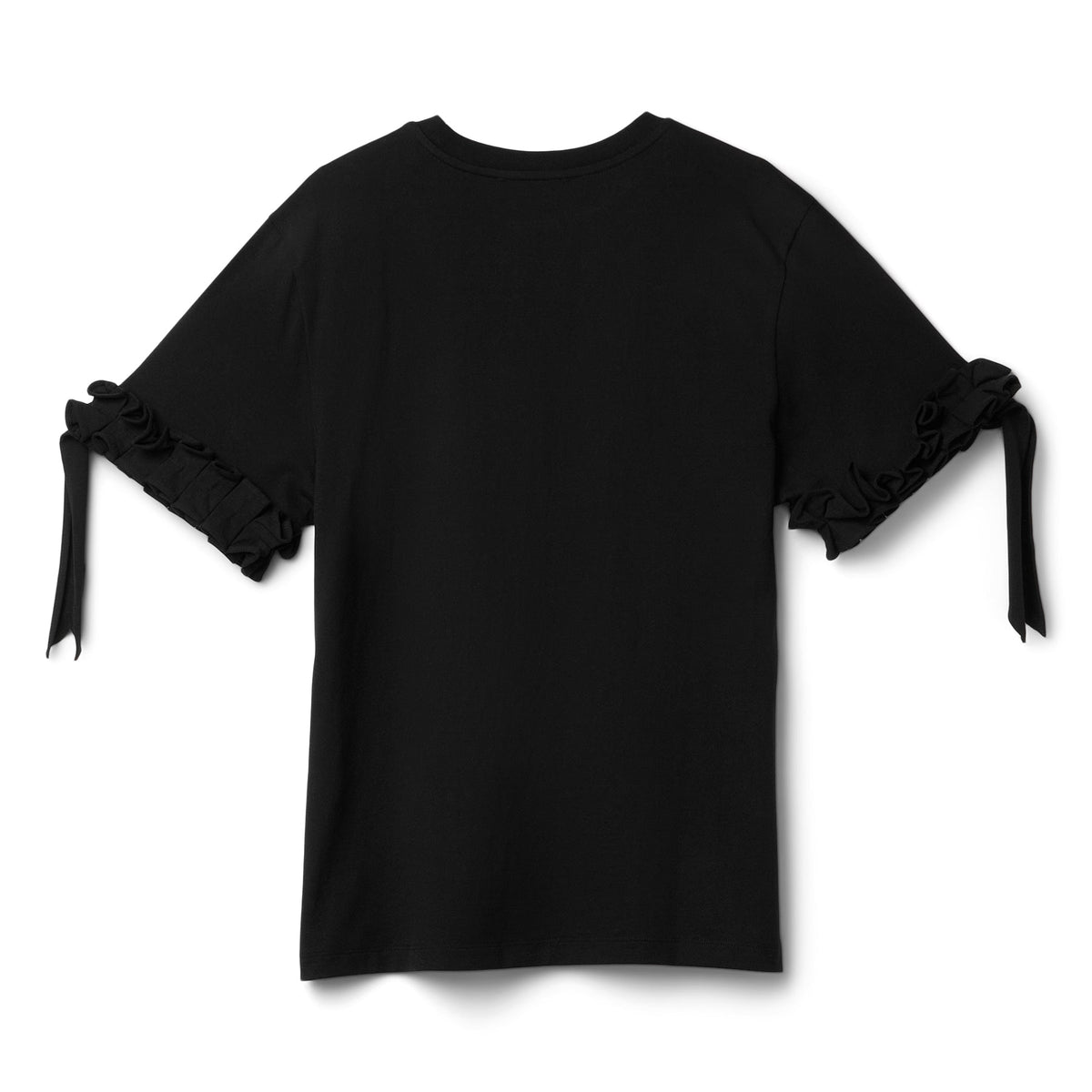 COPERNI Ruffle Logo Boxy T-Shirt (Black) - Image 2