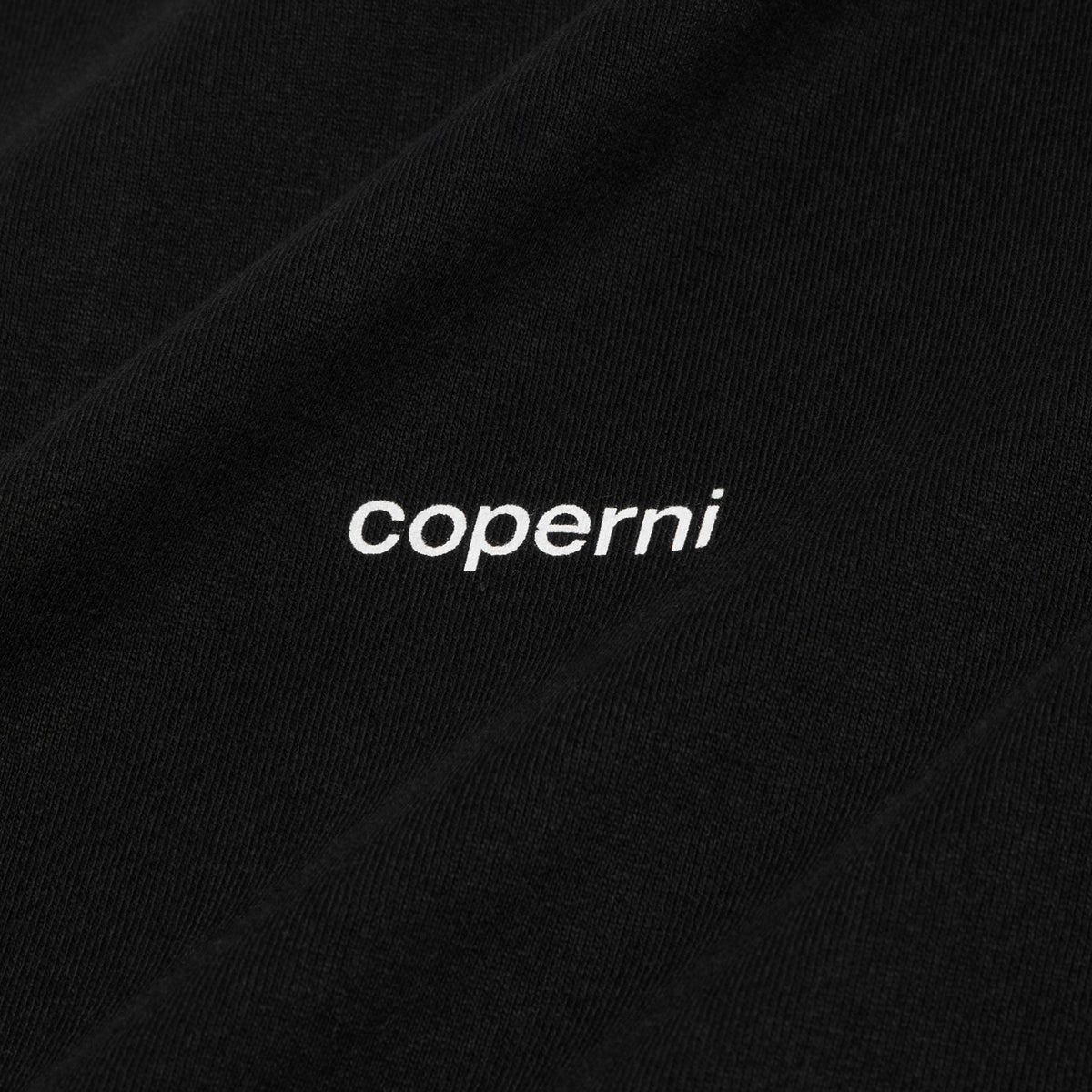 COPERNI Ruffle Logo Boxy T-Shirt (Black) - Image 3
