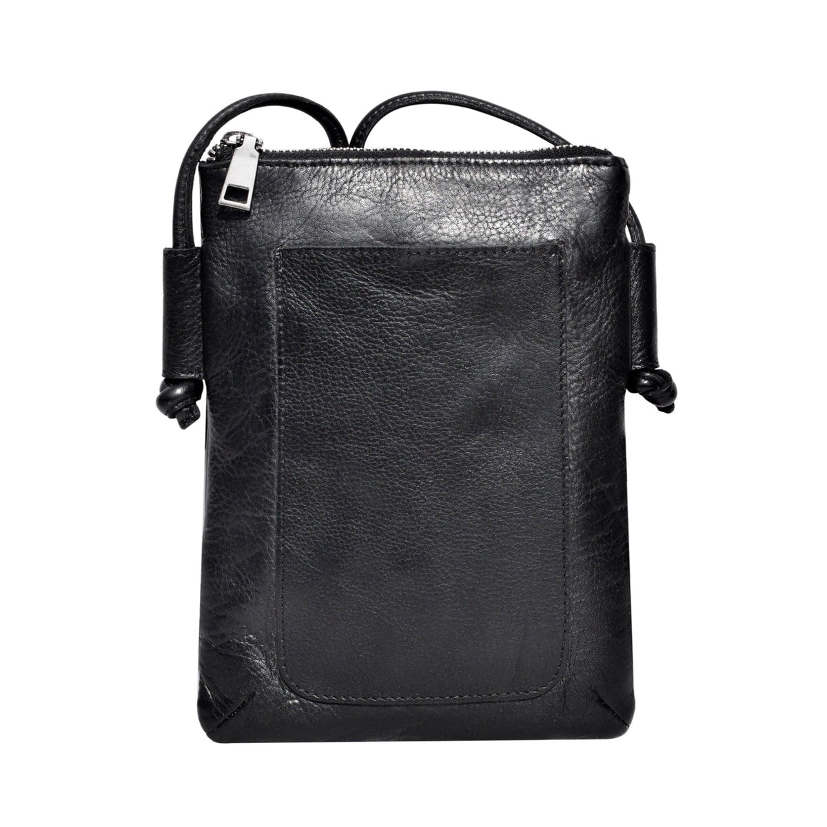 Miller Leather Crossbody Bag - Black