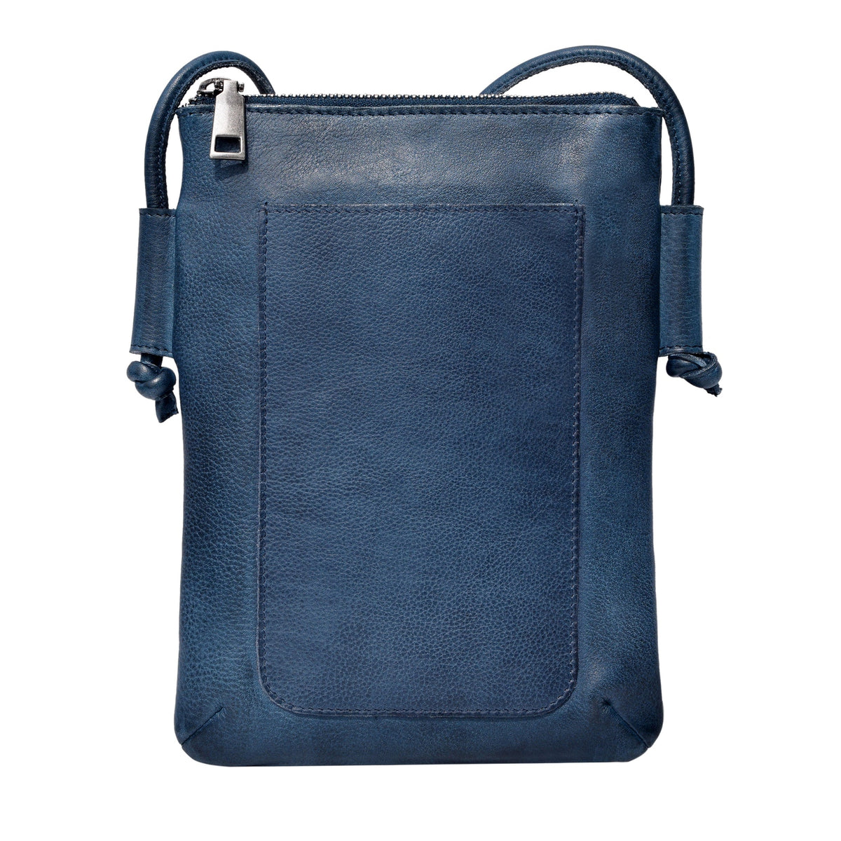 Miller Leather Crossbody Bag - Denim