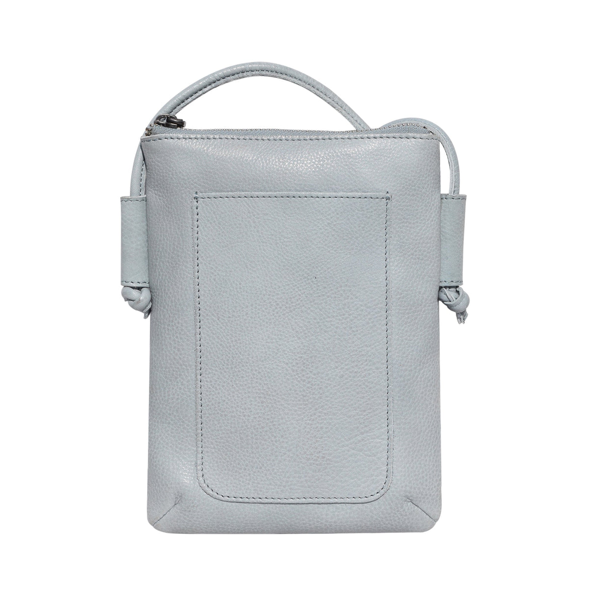 Miller Leather Crossbody Bag - Sky Blue