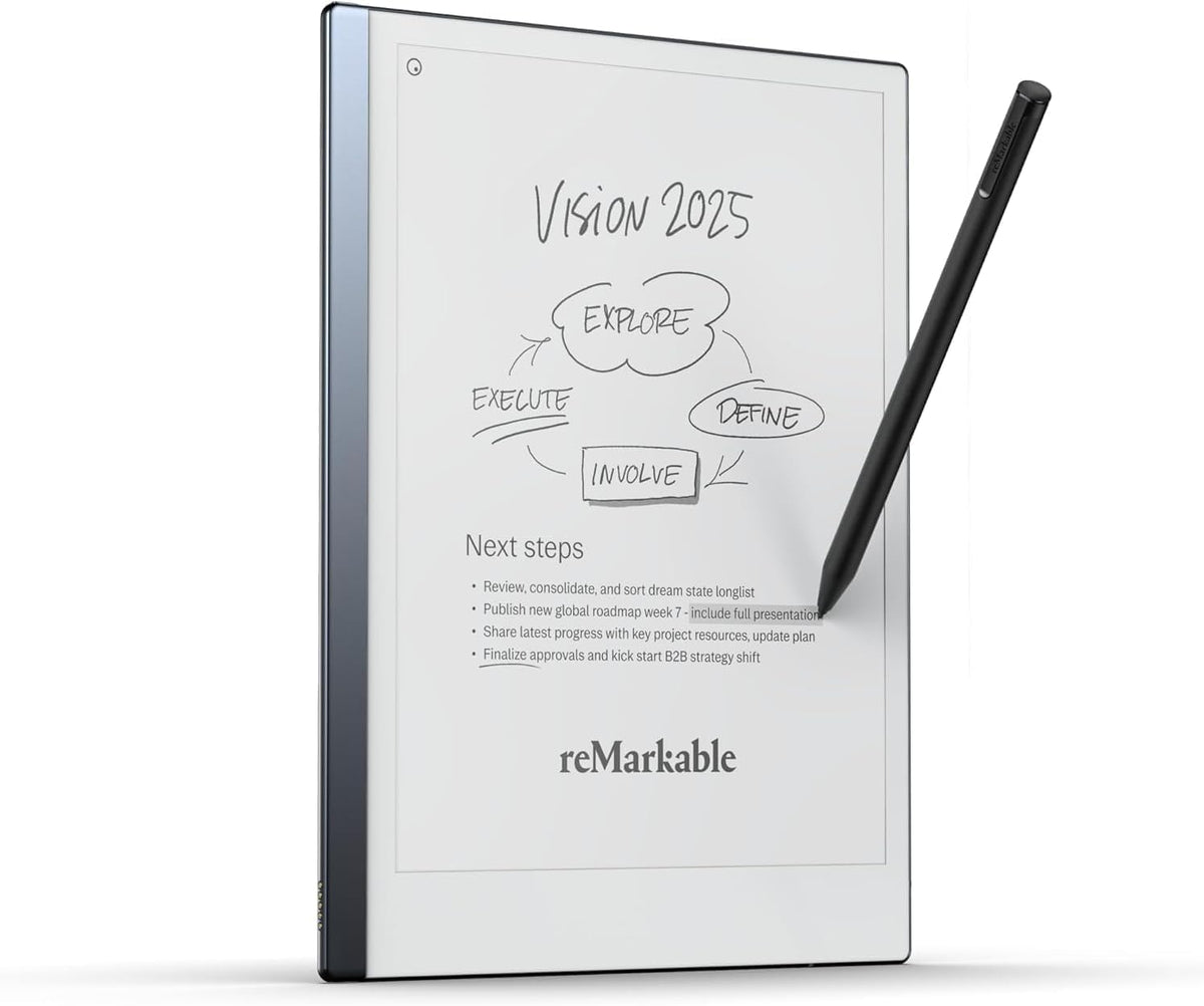 reMarkable 2 - 10.3 Paper Tablet with Marker Plus and Polymer Weave Folio - Gray - Image 4