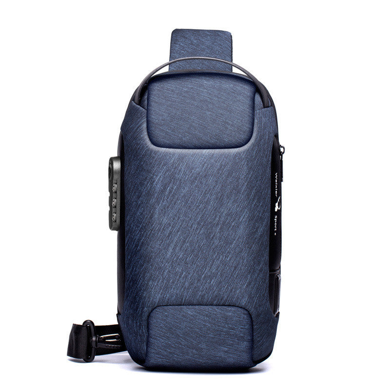 Men's Chest Bag - Blue
