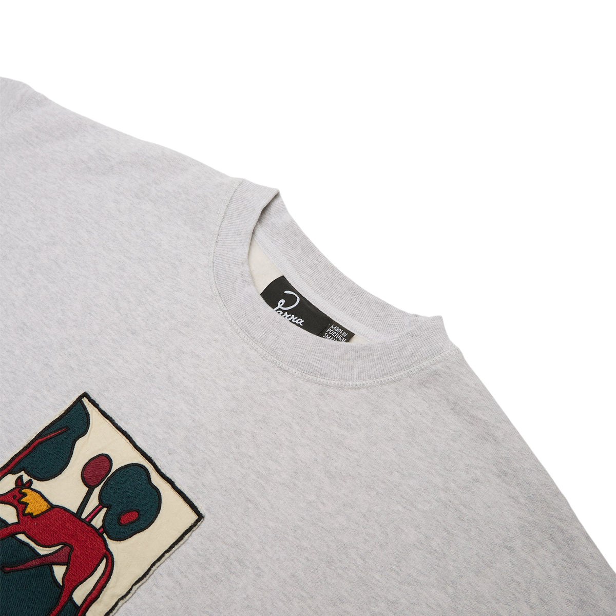 By Parra Long Lost Leg Crew Neck Sweatshirt (Heather Grey) - Image 3