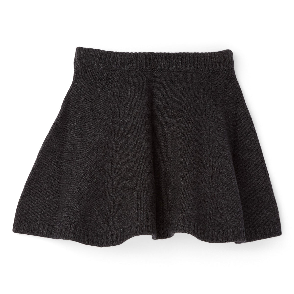 GANNI Wool Mix Mini Skirt (Phantom) - Image 2