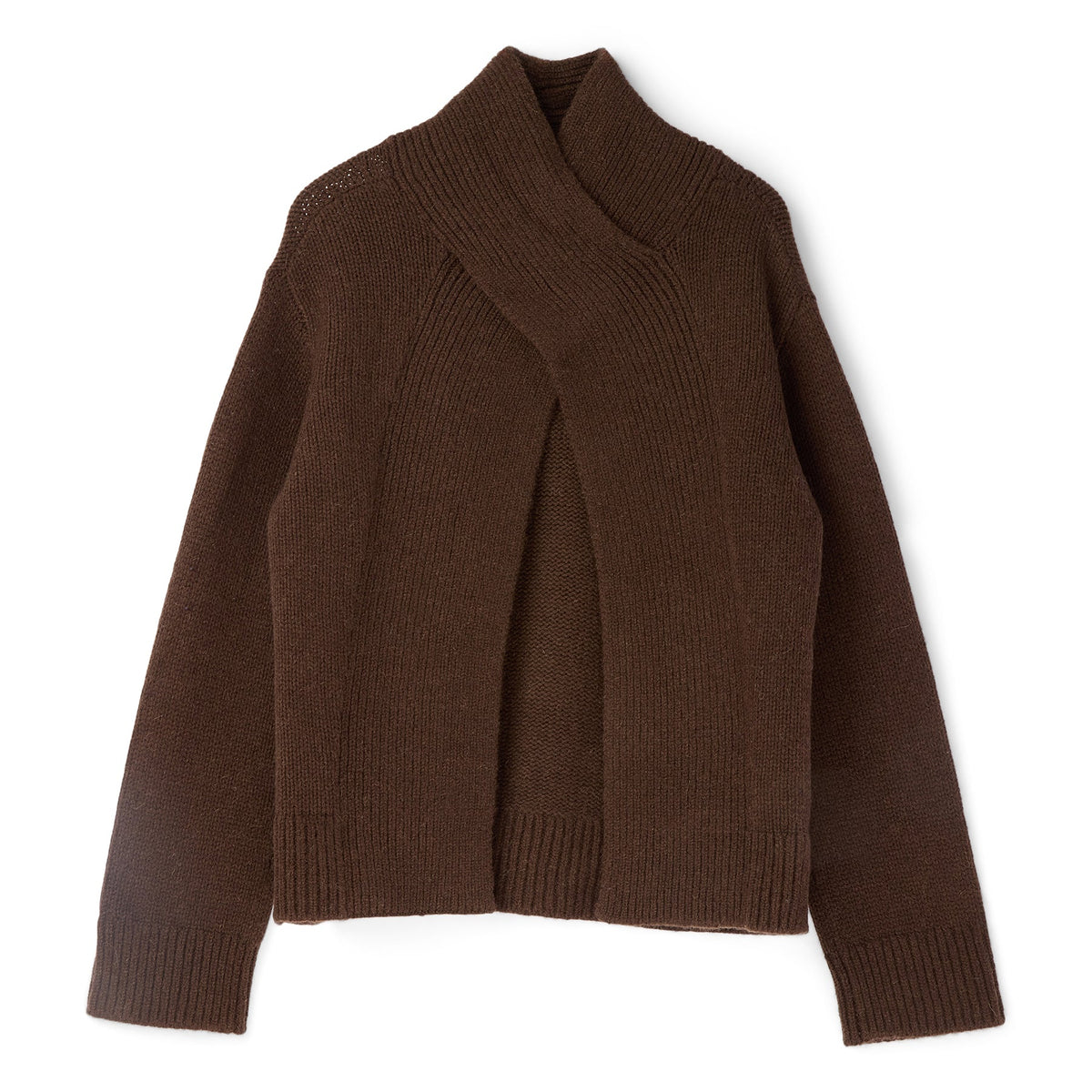 GANNI Open Back Pullover Sweater (Shaved Chocolate) - Image 2