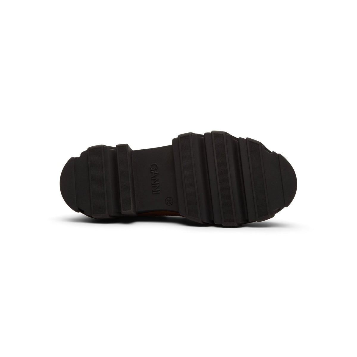 GANNI Cleated Derbies (Cognac) - Image 5
