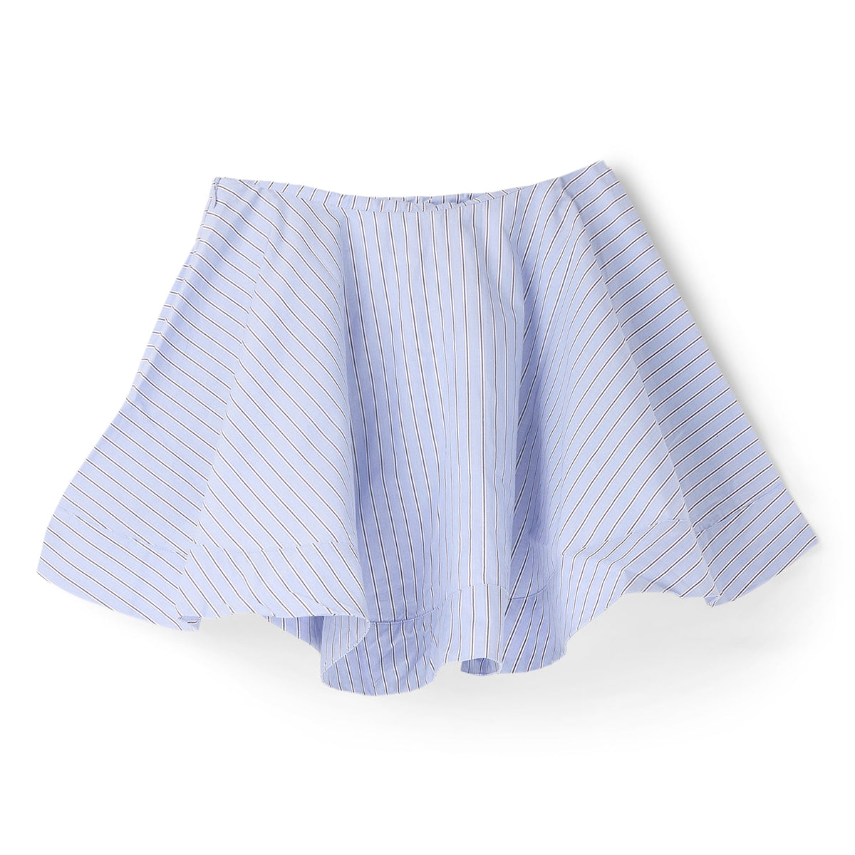 GANNI Stripe Mini Circle Skirt (Lavender Lustre) - Image 2