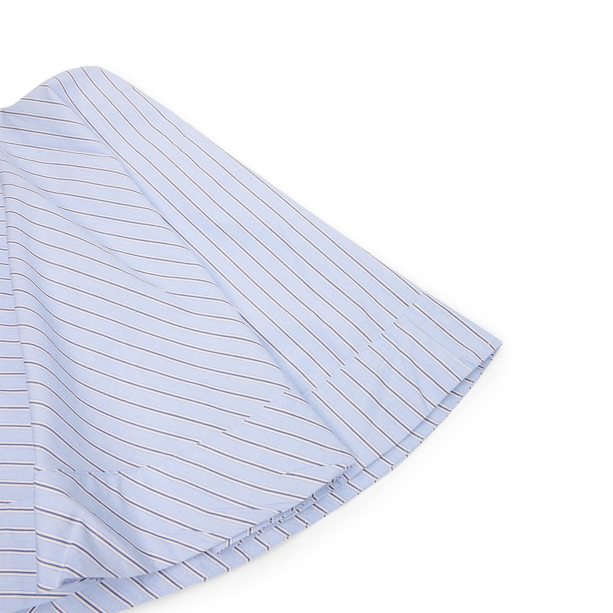 GANNI Stripe Mini Circle Skirt (Lavender Lustre) - Image 4