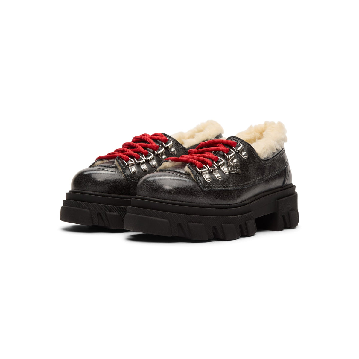 GANNI Cleated Derbies Vintage (Ebony) - Image 3