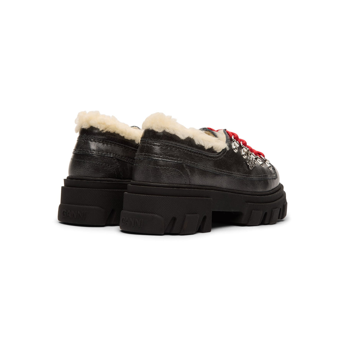 GANNI Cleated Derbies Vintage (Ebony) - Image 4