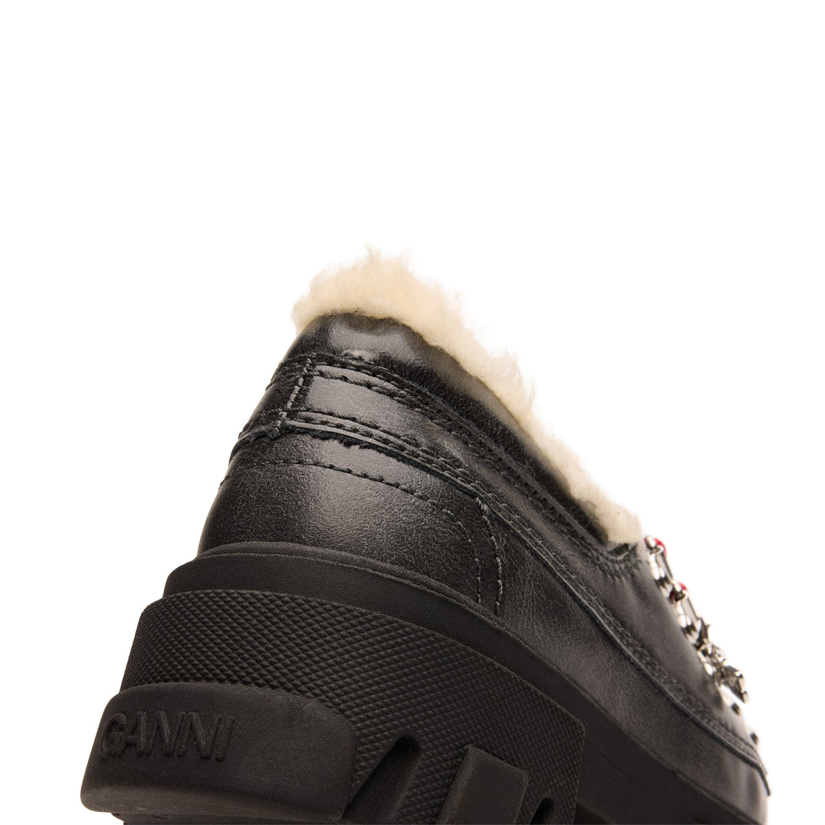 GANNI Cleated Derbies Vintage (Ebony) - Image 9