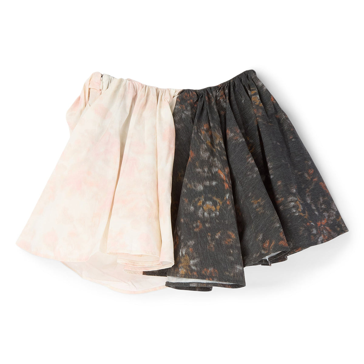 GANNI Printed Draped Mini Skirt (Phantom) - Image 2