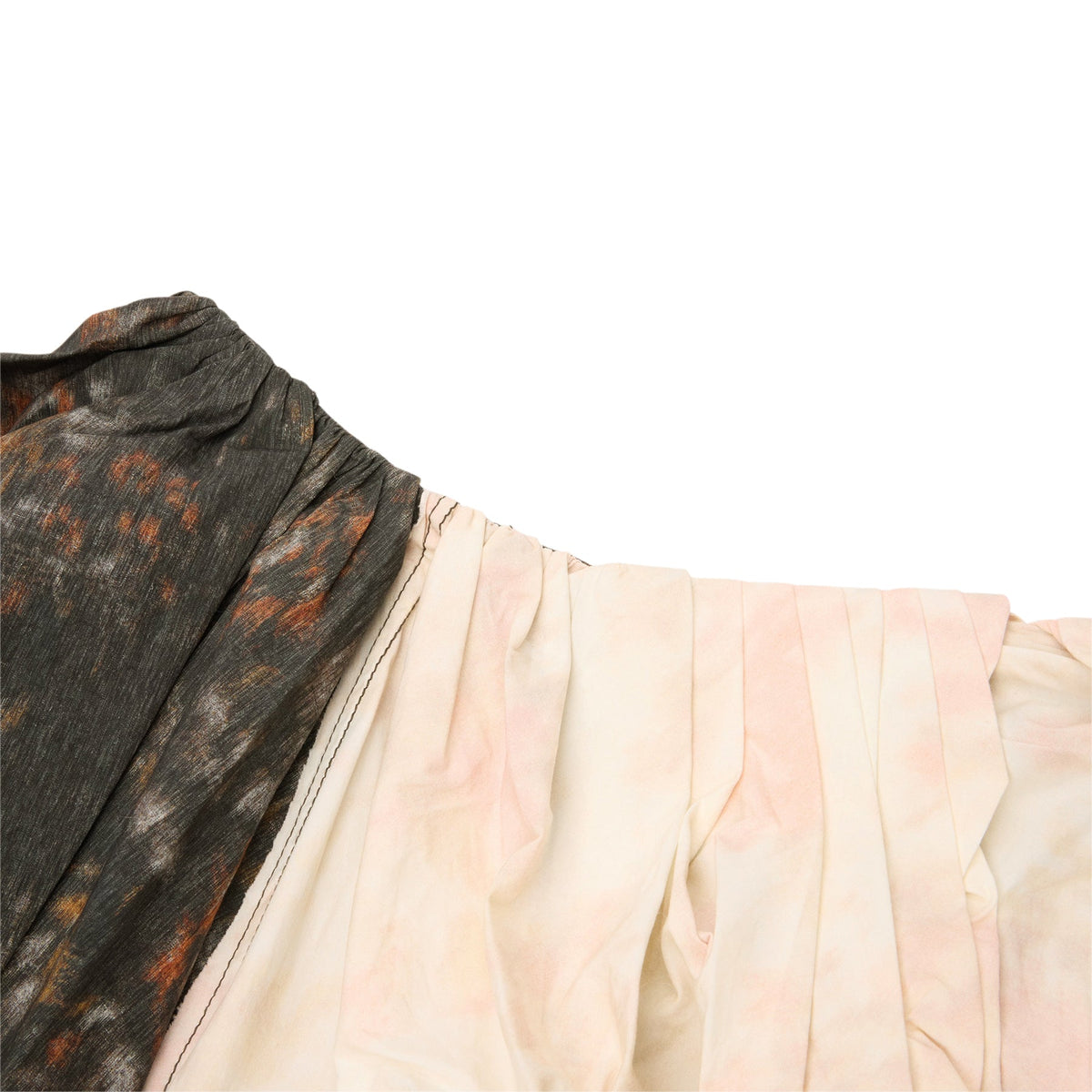 GANNI Printed Draped Mini Skirt (Phantom) - Image 3