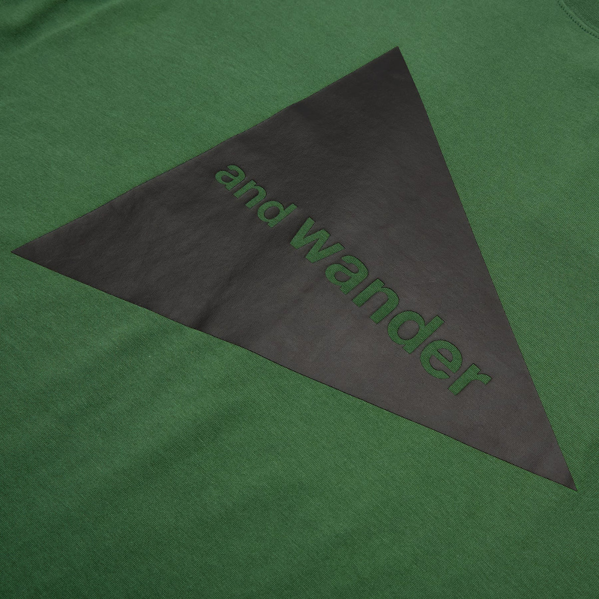 And wander 83 and wander big logo SS T (Green) - Image 4