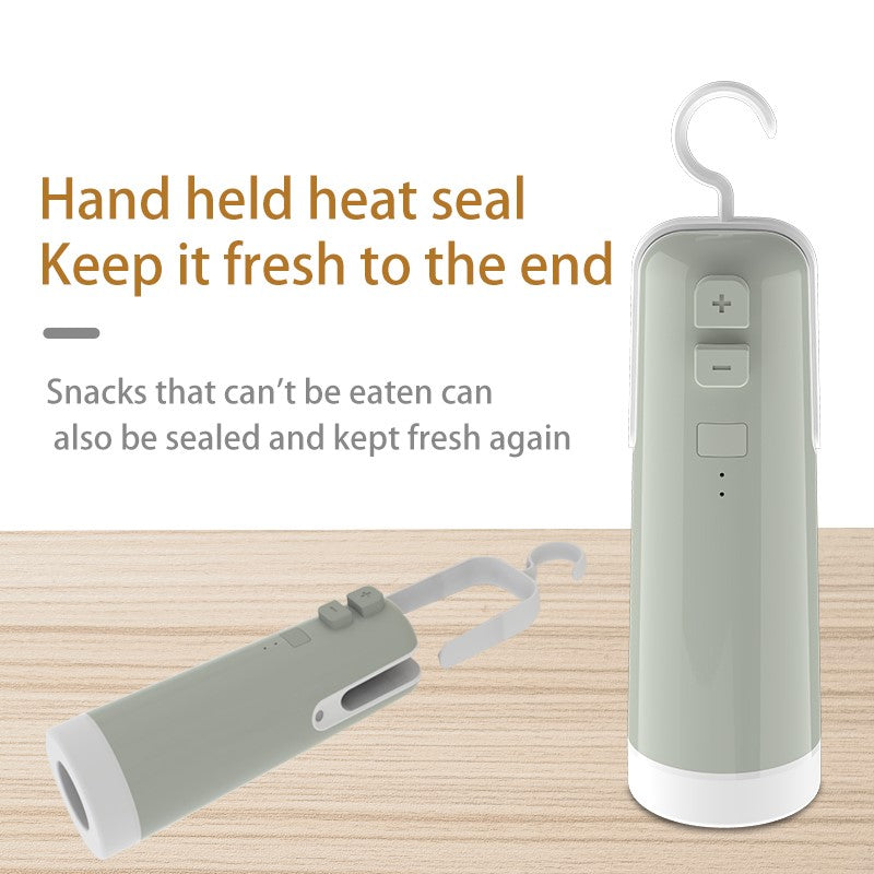 4 In 1 Portable Electric Vacuum Sealer For Vacuum Storage Bags Kitchen Gadgets - Grey