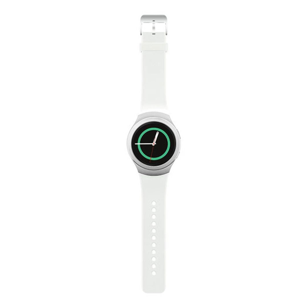 AT&T - Samsung Gear S2 Smartwatch - Silver with White Band - SM-R730AZWAATT - Image 5