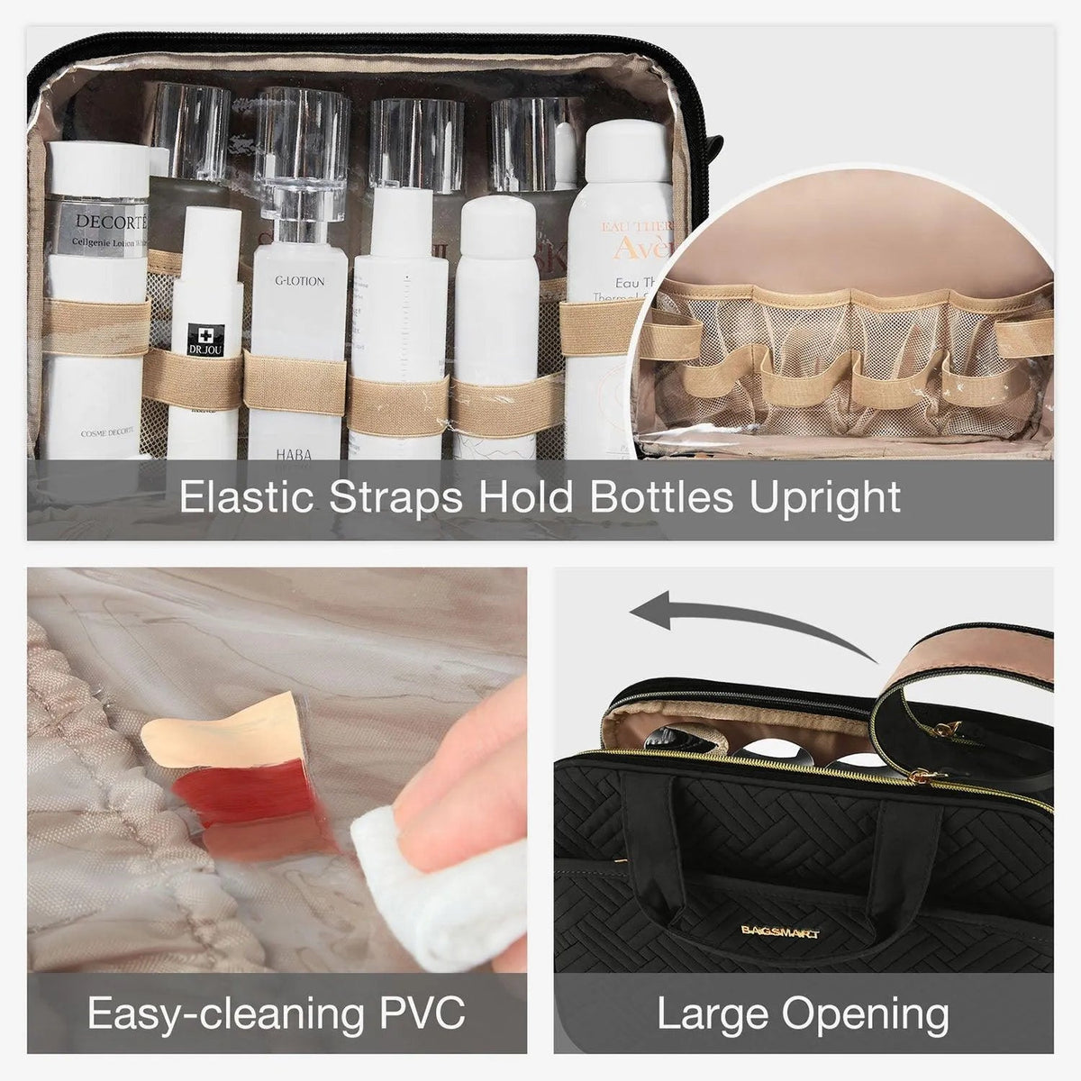 Travel Water-resistant Makeup Organizer Bag - Image 18