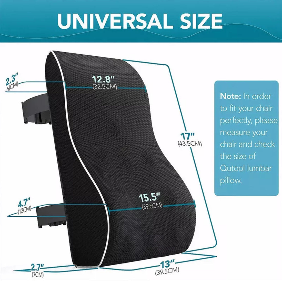 Memory Foam Lumbar Support Cushion - Image 3
