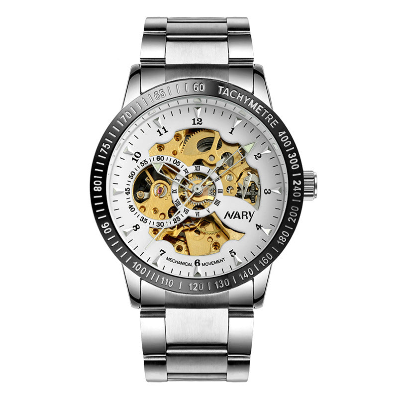 NARY Men's Automatic Mechanical Watch - 4