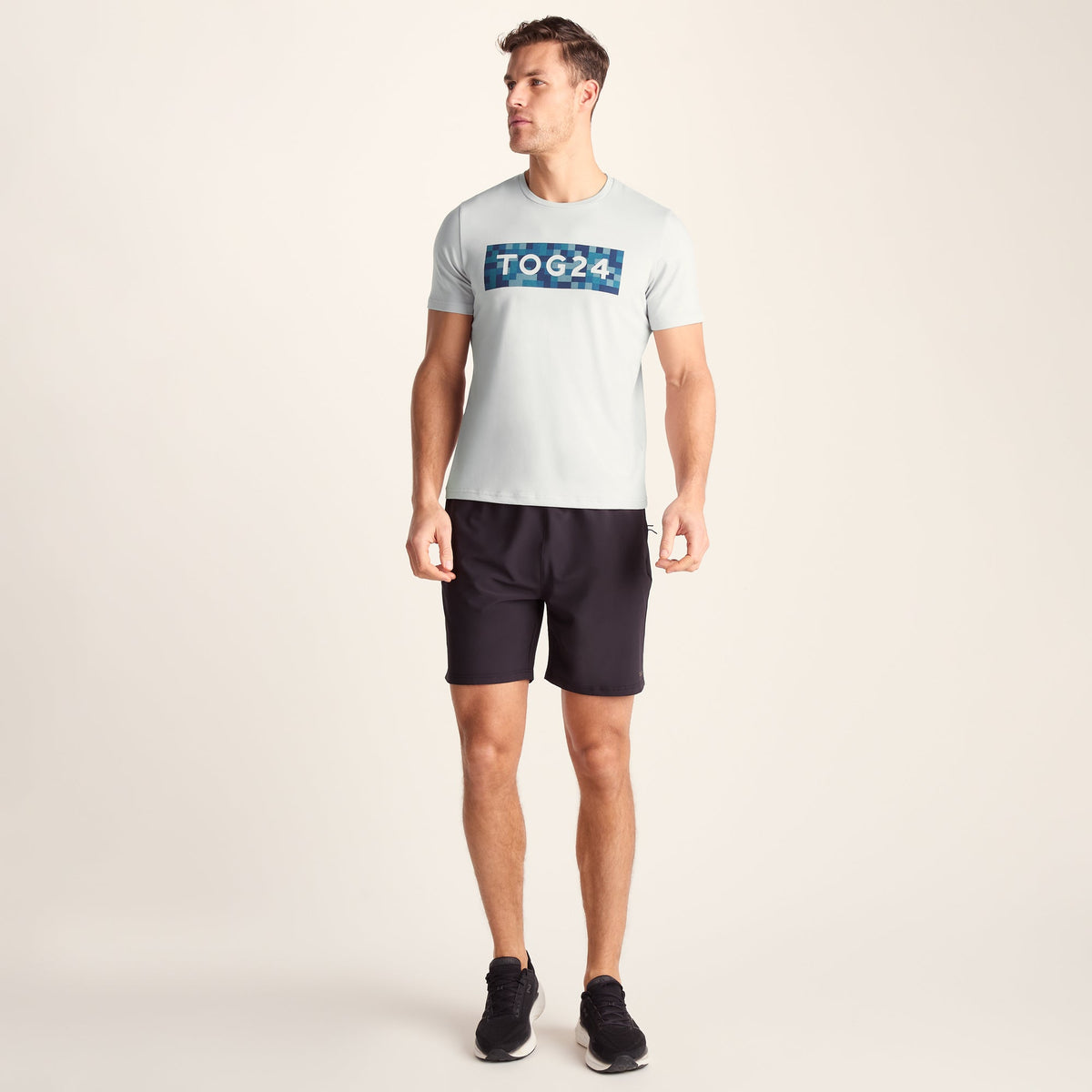 Abel Mens Breathable Performance T-Shirt - Raincloud - Image 2