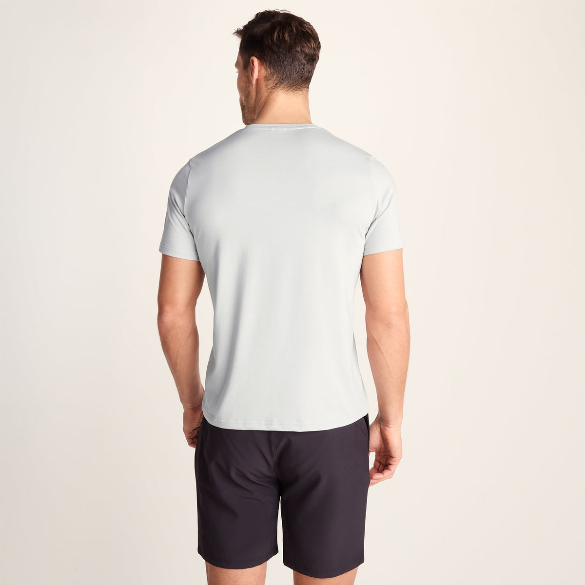 Abel Mens Breathable Performance T-Shirt - Raincloud - Image 3