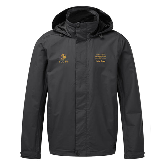 Porsche & Coffee Club Cabriolet Mens - Airton Waterproof Jacket Black