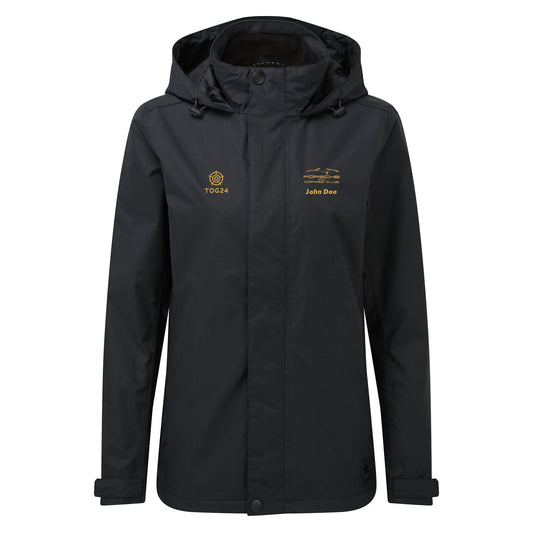 Porsche & Coffee Club Cabriolet Womens - Airton Waterproof Jacket Black