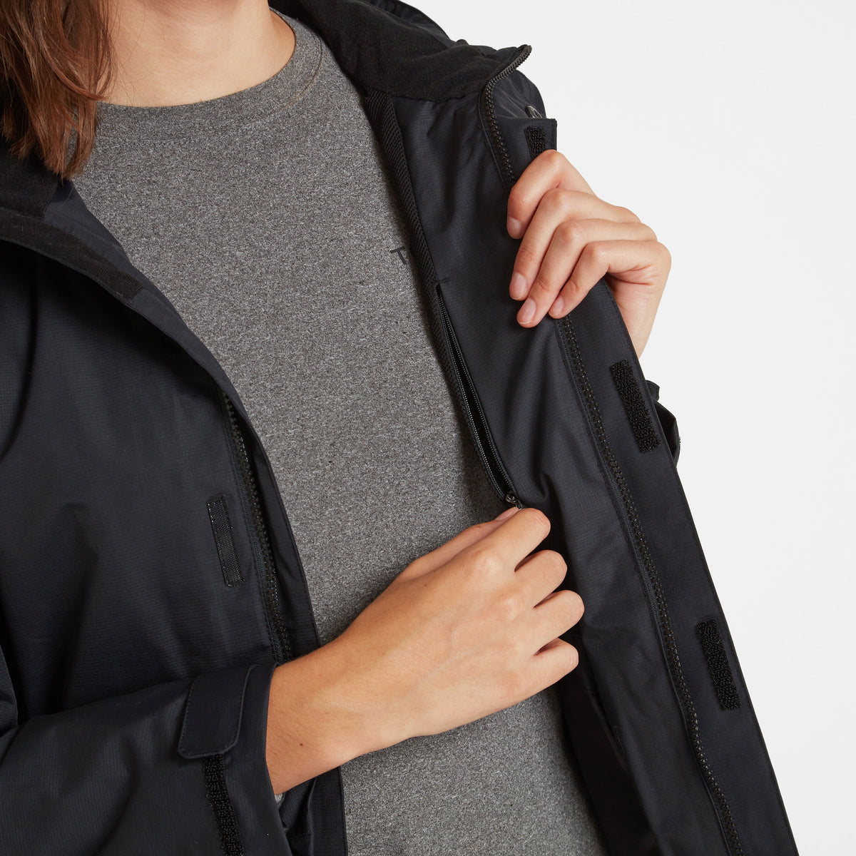 Airton Womens Waterproof Jacket - Black - Image 3