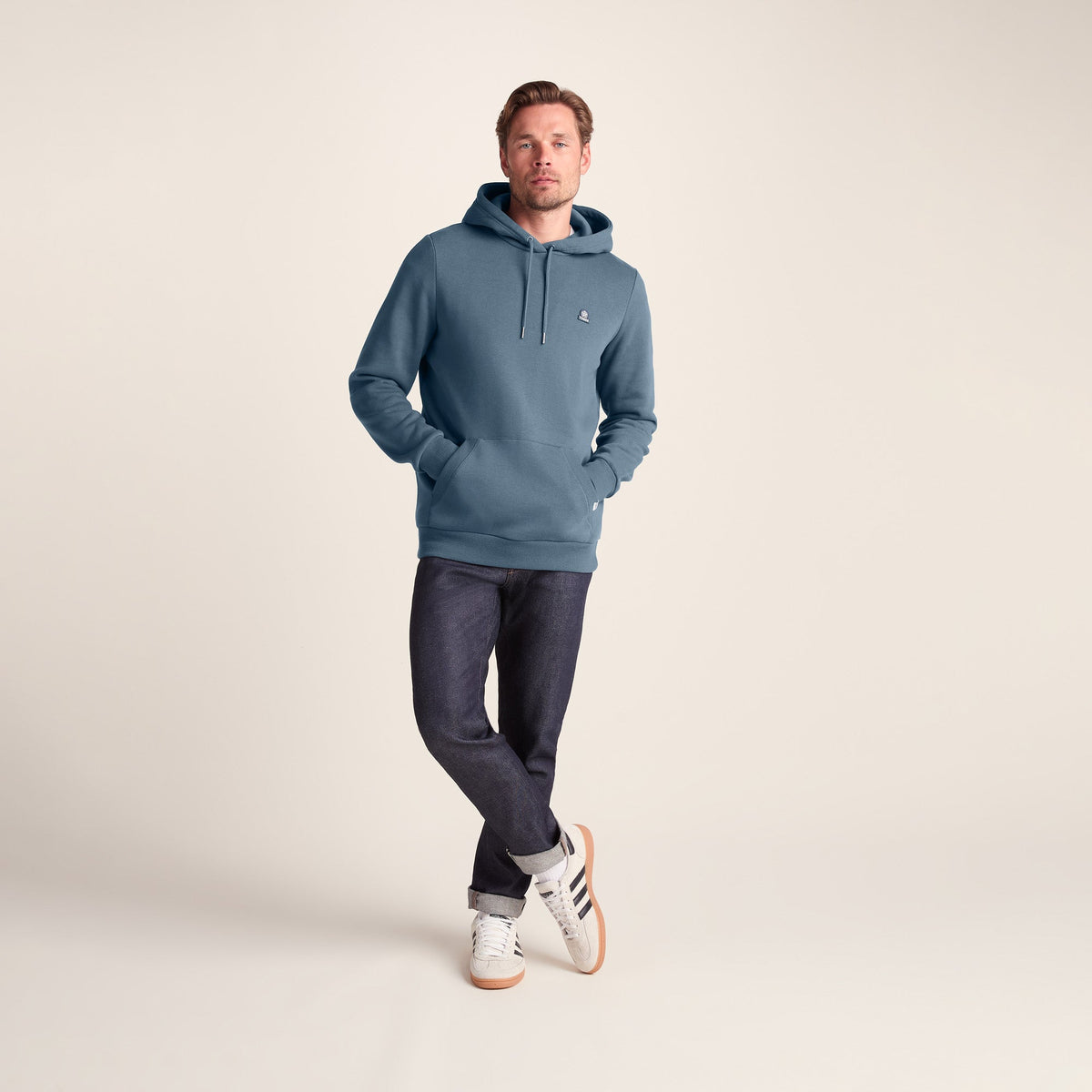 Akerman Mens Supersoft Hoody - Arctic Blue - Image 2