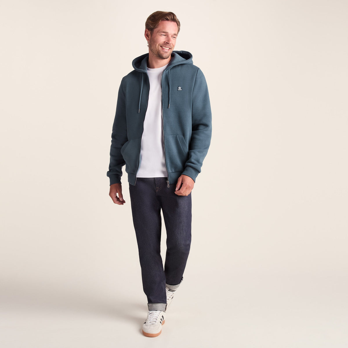 Alden Mens Supersoft Hoody - Arctic Blue - Image 2