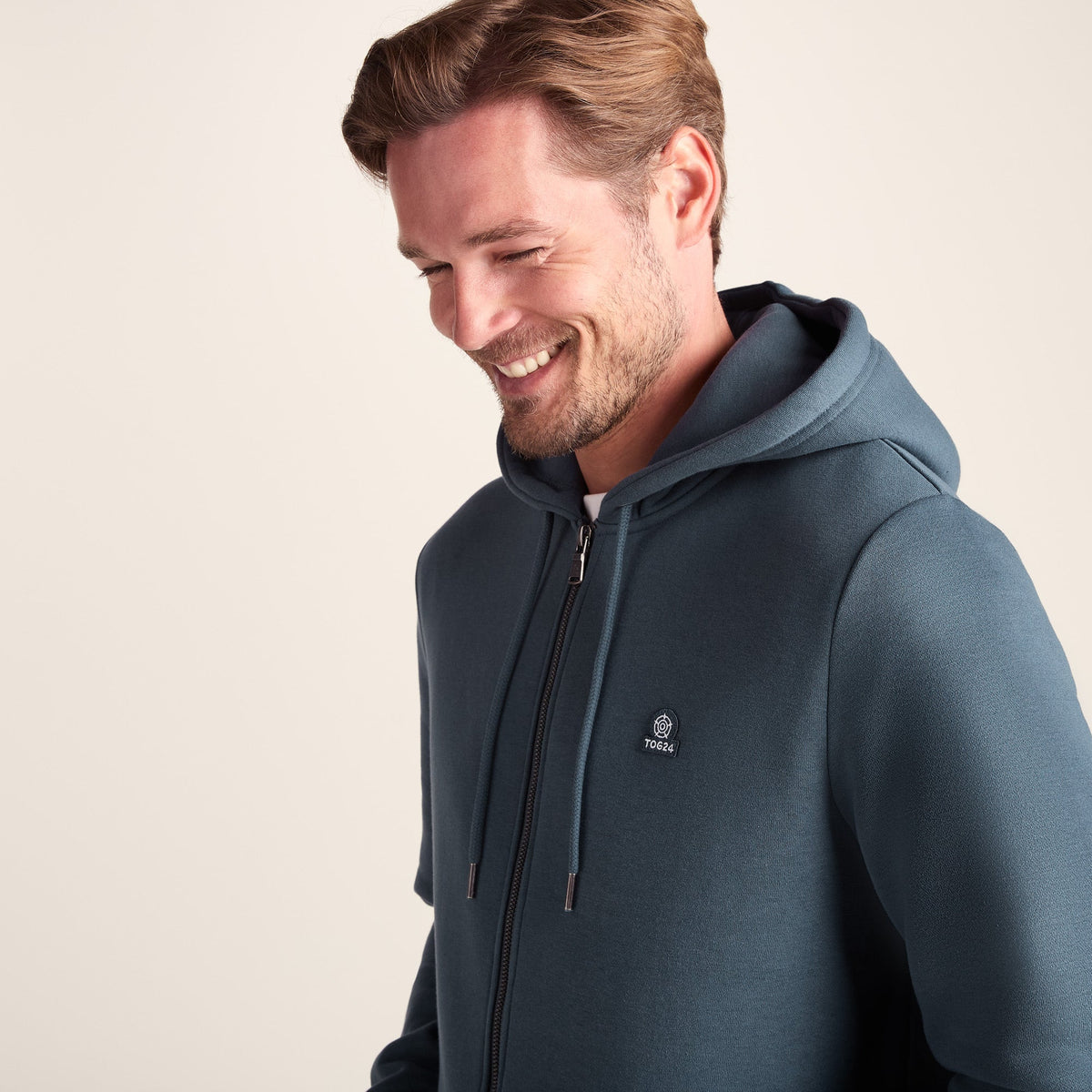 Alden Mens Supersoft Hoody - Arctic Blue - Image 4