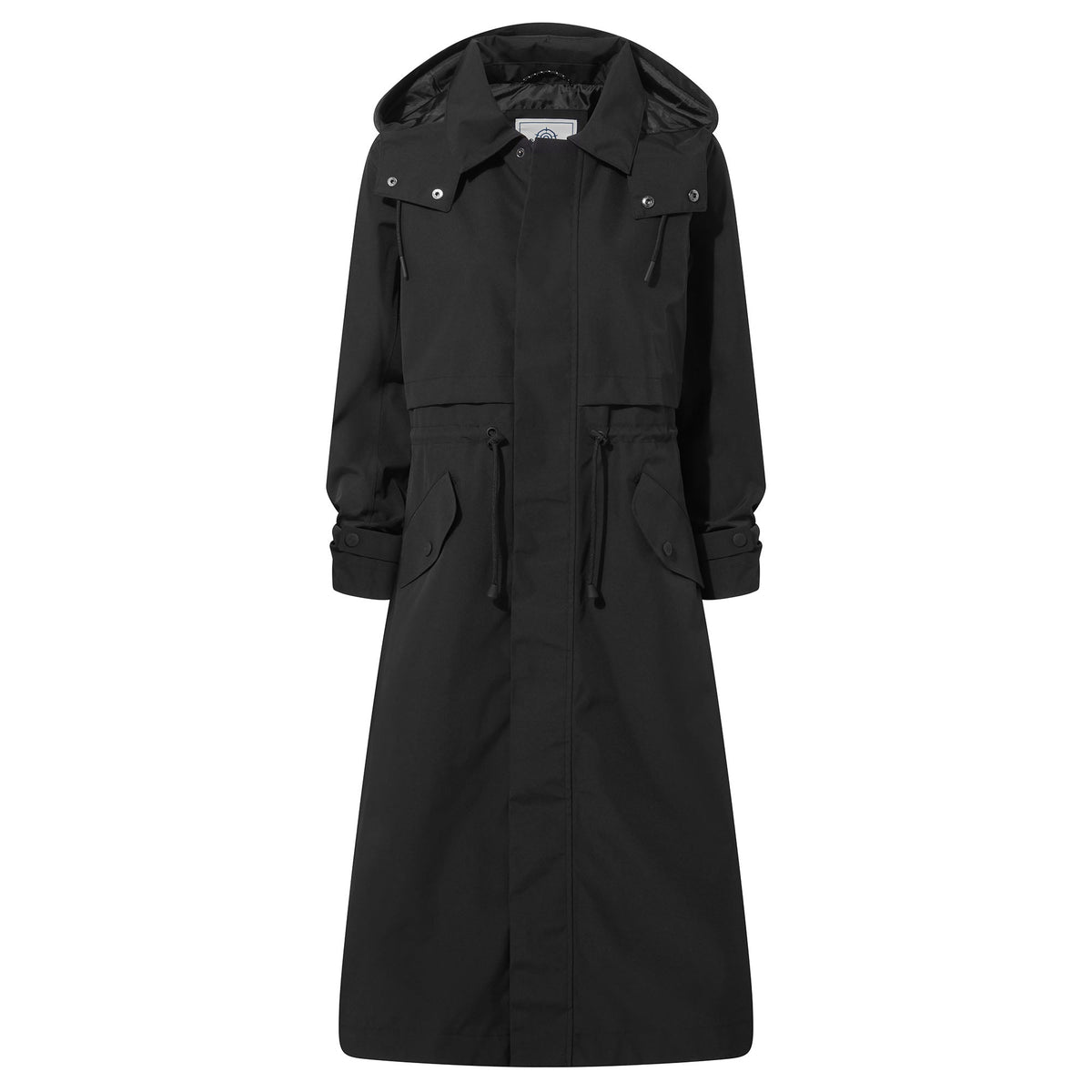 Alva Womens Waterproof Trench Coat - Black - Image 13