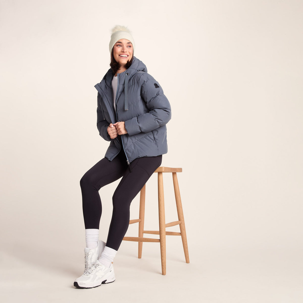 Anya Knit Hat - Vanilla - Image 3