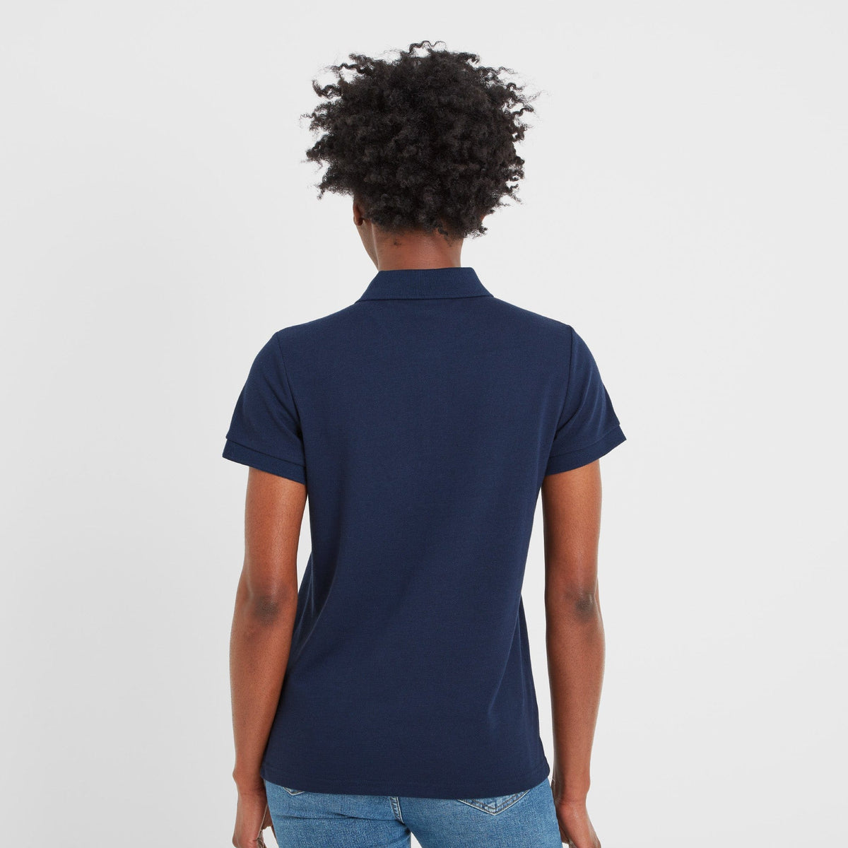 Aspley Womens Tech Polo - Navy - Image 2