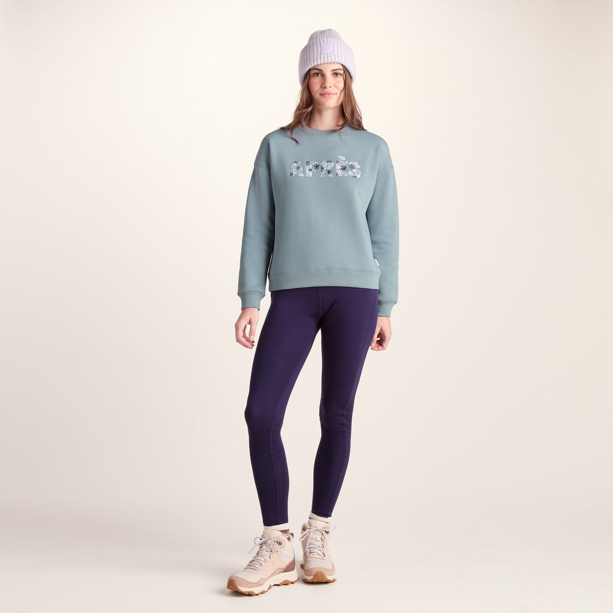 Aurora Womens Supersoft Sweat - Mist Grey - Image 2
