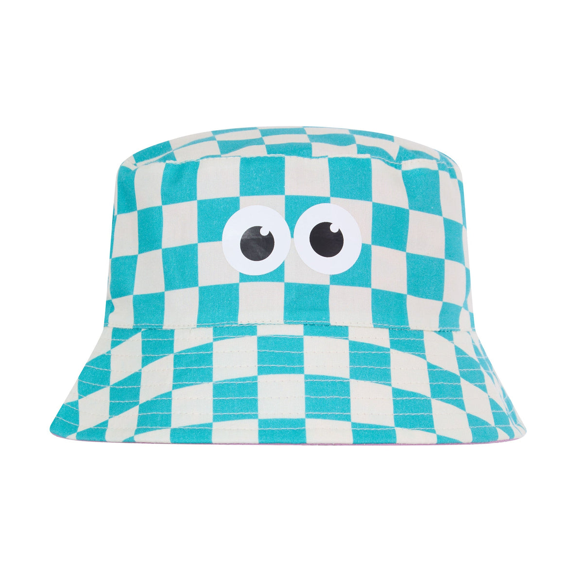 Balkhi Kids Shaun the Sheep Bucket Hat - Spearmint/Woolly Checkerboard - Image 6