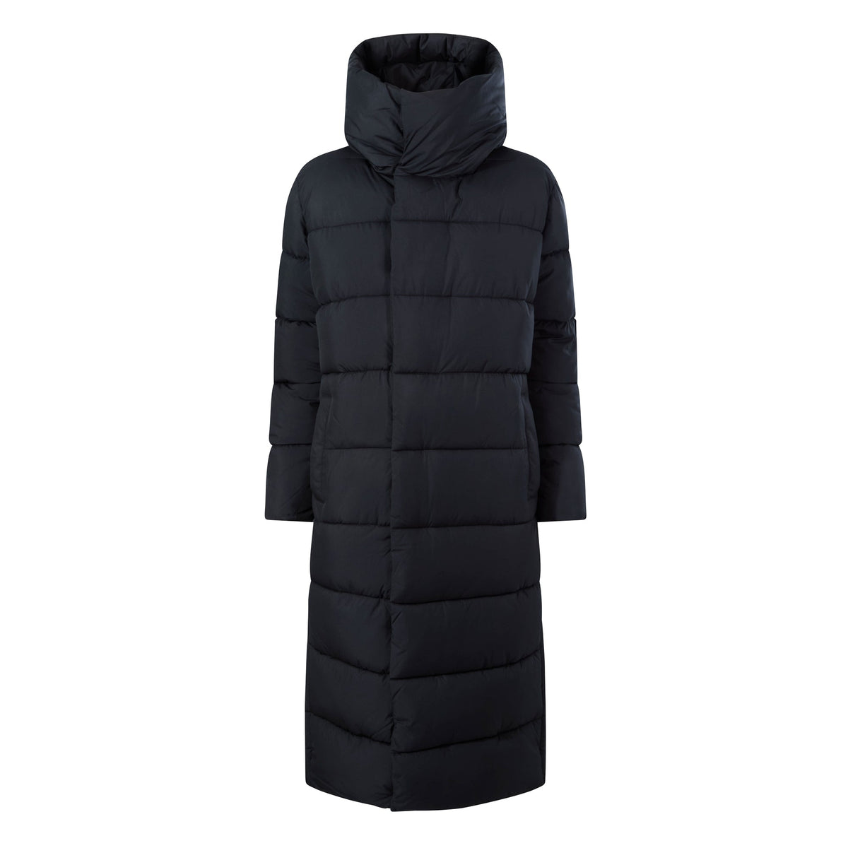 Bartlett Womens Longline Insulated Padded Coat - Black - Image 10