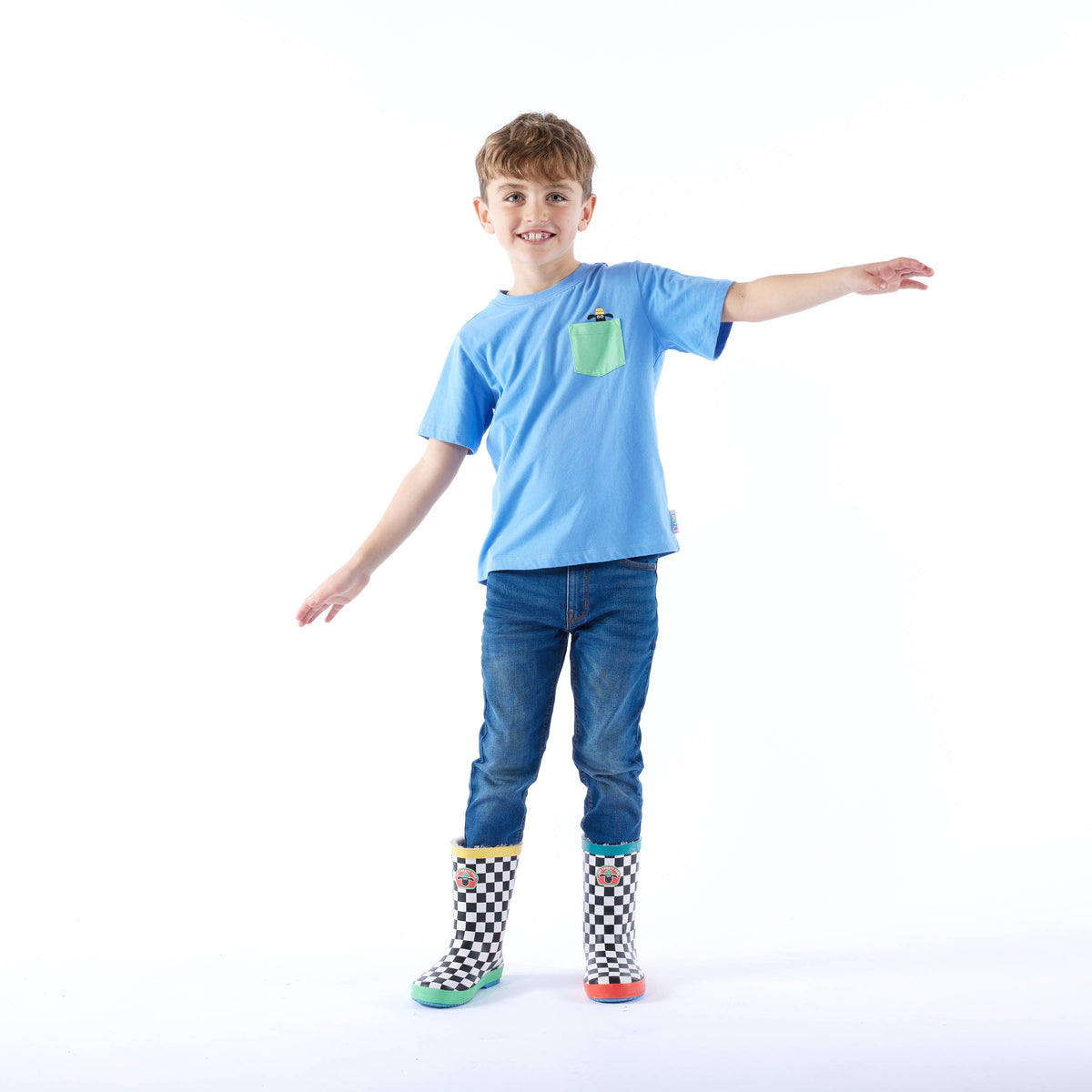 Beltex Kids Shaun the Sheep T-Shirt - Blueberry - Image 3