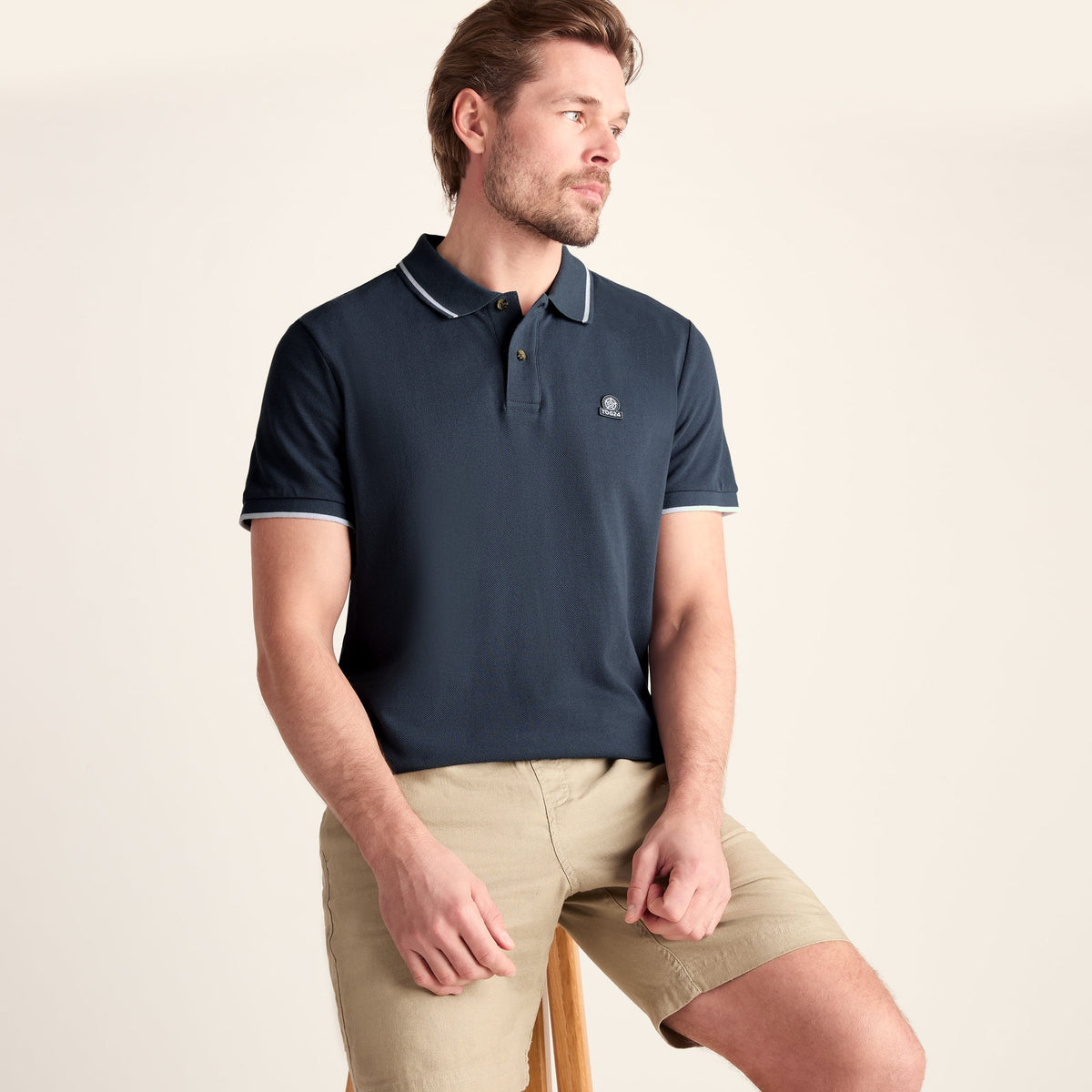 Binsoe Mens 100% Cotton Supersoft Polo Shirt - Aegean Teal - Image 4