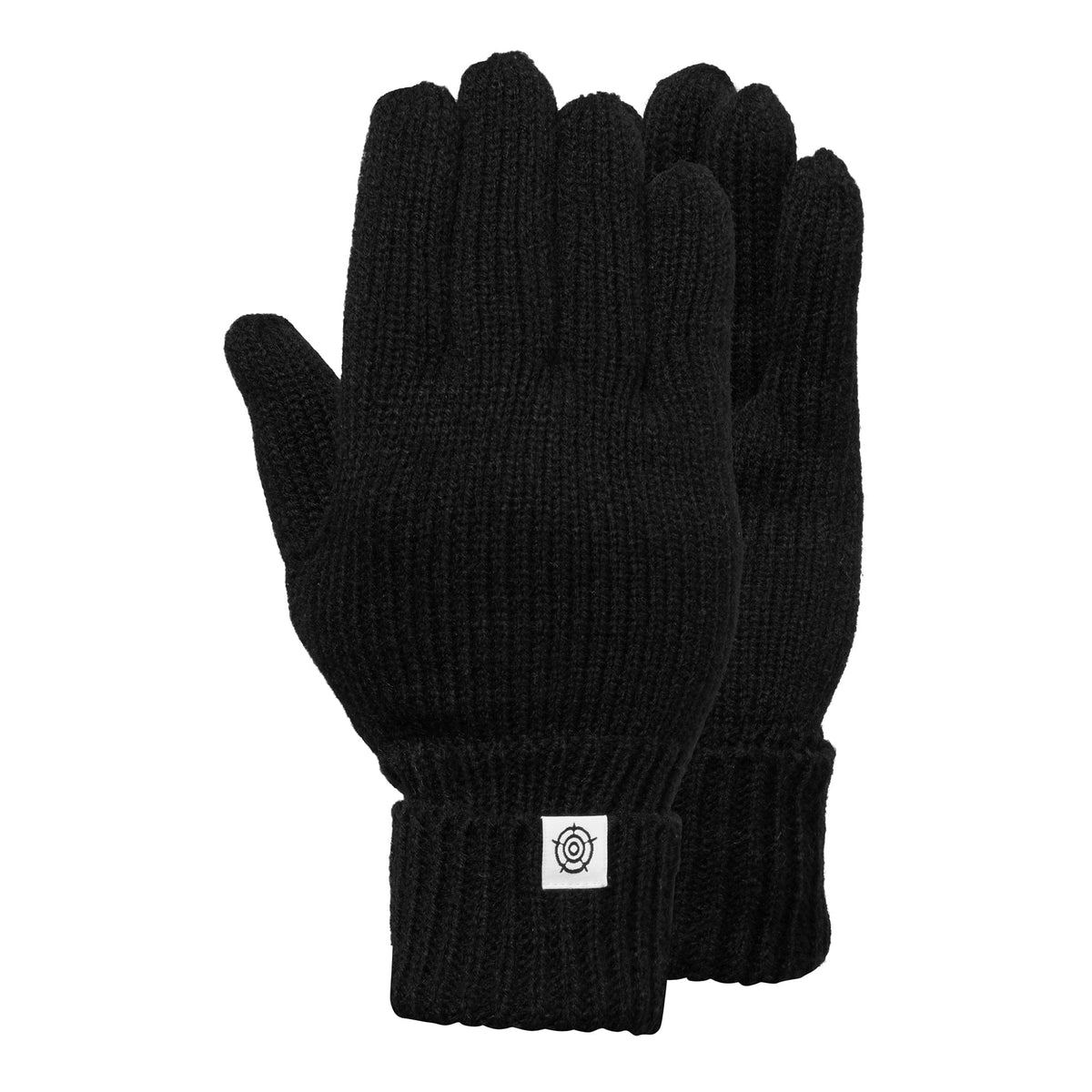Brazen Knitted Gloves - Black - Image 2