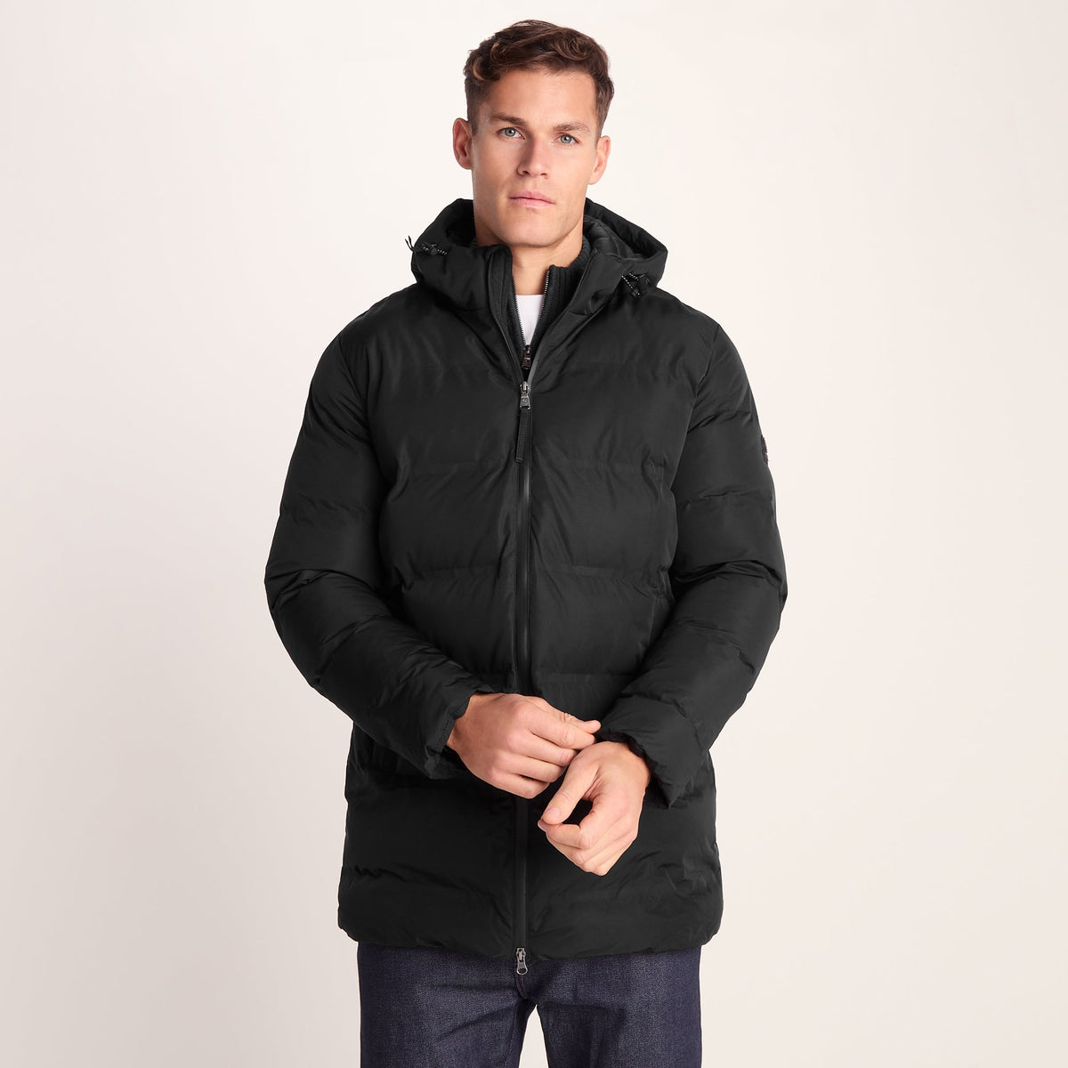 Brinkley Mens Parka - Black - Image 2