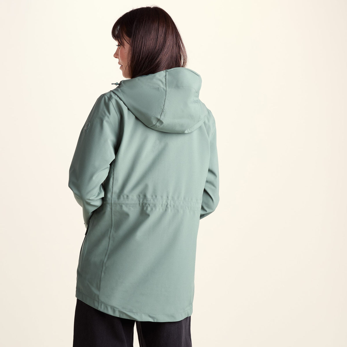 Burradon Womens Waterproof Jacket - Light Forest - Image 4