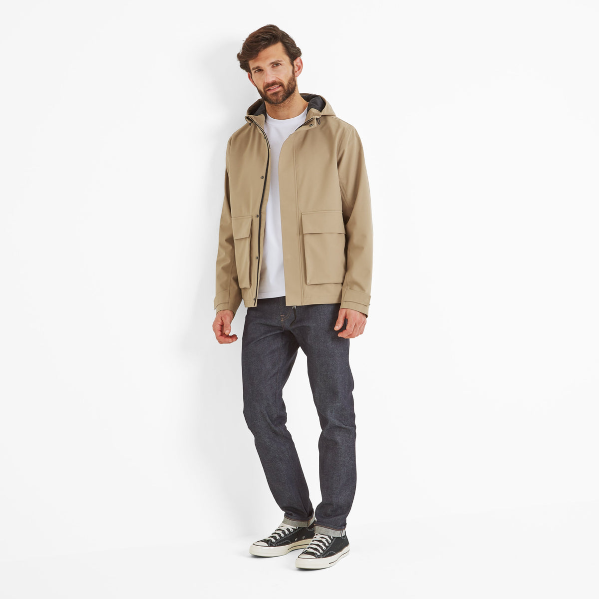 Cason Mens Waterproof Jacket - Walnut - Image 4