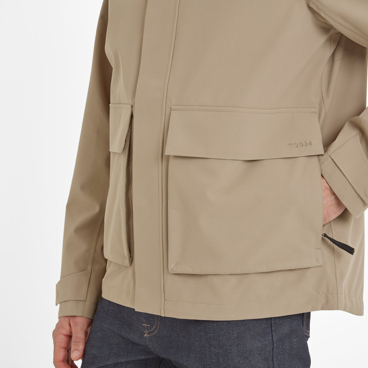 Cason Mens Waterproof Jacket - Walnut - Image 8