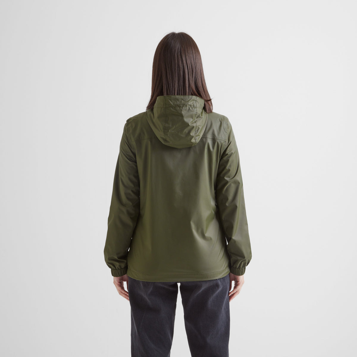 Craven Womens Waterproof Packaway Jacket - Khaki - Image 3