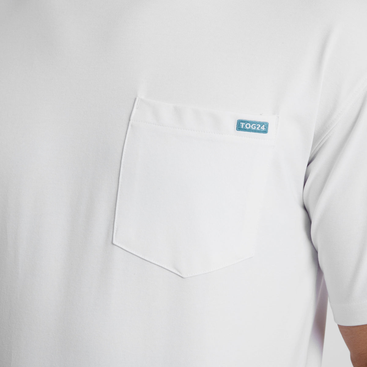 Denva Mens Oversized Premium Heavyweight Jersey T-Shirt - Optic White - Image 5